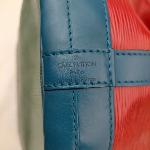 red Louis Vuitton LV Shoulder Bag  Noe Bordeaux Epi - Picture 8 of 11